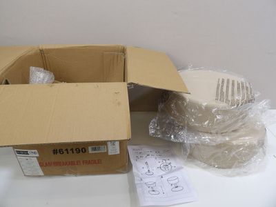 Lot de x2 tabourets neufs à monter soi-même (carton descellé… - Photo 1