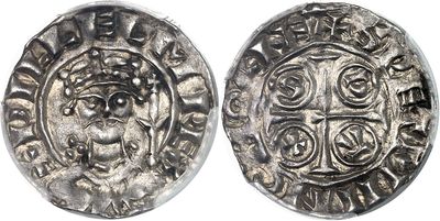 a silver coin with an image of a man on it