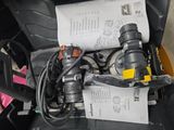 a black box with a bunch of items in it