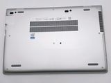 the back of a laptop with the bottom panel removed
