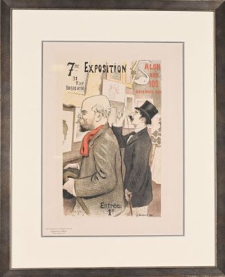 une image représentant un tableau où l'on voit un homme et une femme devant un piano