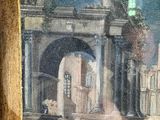 a picture of a painting on the wall of a building