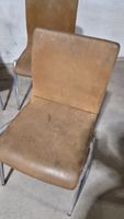 EDITIONS ARTIFORT : Suite de quatre chaises à piétement en f… (photo 3)