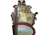 a mirror that is sitting on top of a table