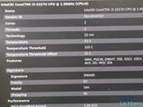 a lot of information on the display of the computer