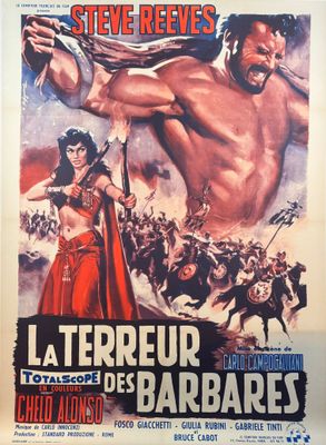 une affiche du film « La Férie des barbares »