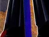 a picture of a pair of ties hanging from a tie rack