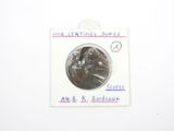 a picture of a coin with a picture of a man on it