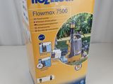 Le carton du nouveau Hozelock Flowmax 750 est ouvert.