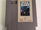 an old nintendo game cartridge with a star wars cover on it