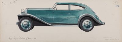 dessin d'une voiture verte avec une jante noire sur fond blanc