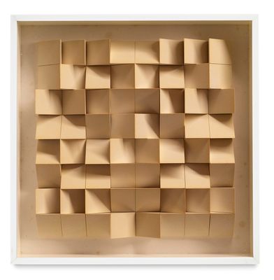 an image of a box made out of cardboard squares