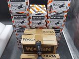 several boxes of workin tools are stacked on top of each other