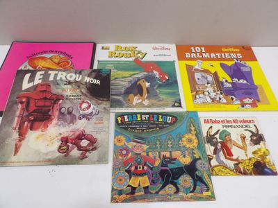 Vinyles pour enfants dont Walt Disney Le trou noir, Rox et R…