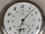 a close up of a pocket watch with numbers on it