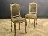 paire de chaises de style Louis XV
