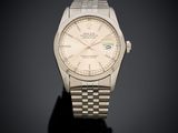 une montre-bracelet Rolex en acier inoxydable, à remontage automatique et avec calendrier