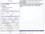 a close up of a document with a barcode on it