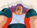 une image montrant un gros plan d'un personnage de dessin animé aux cheveux violets