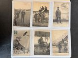 several old black and white photographs of men in military uniforms