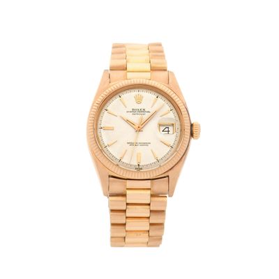 Montre Rolex pour femme « Day-Date » en or jaune 18 carats