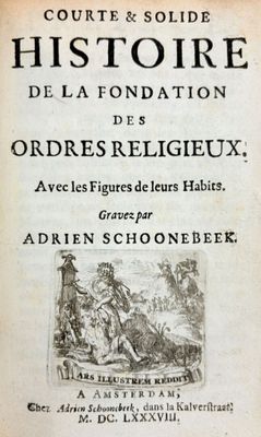 un vieux livre avec l'image d'un homme sur un cheval