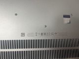 a close up of the back of a laptop computer
