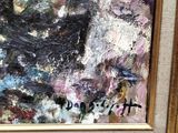 an image of a painting of a cat sitting on a couch