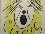 une image représentant un livre sur lequel est dessiné le visage d'une femme