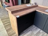 an image of a kitchen with a wooden counter top
