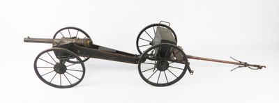 CURIOSITÉ. Modèle réduit d'un canon à chargement par la cula…