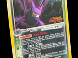 gros plan d'une carte pokemon sur fond noir