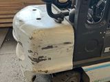 a forklift truck that is parked in a warehouse
