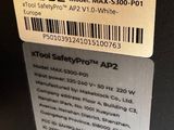 the back of a laptop computer with a bar code on it