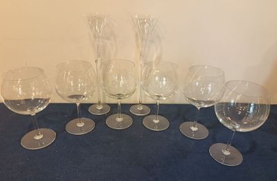 Ensemble de 6 verres à porto en cristal (hauteur : 21,5 cm) …
