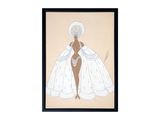 une image représentant une femme en robe de mariée