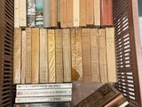 a box full of books that are sitting on a table