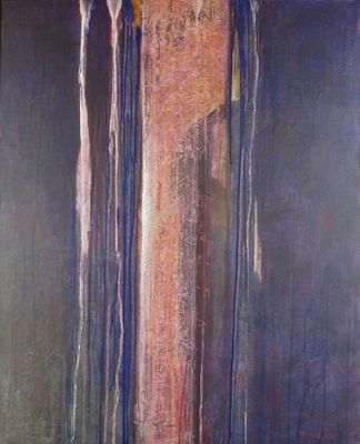 Jacques JOOS (1945-2021), "Coulées", 2004, acrylique sur toi…