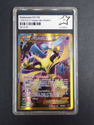 a close up of a pokemon card on a table