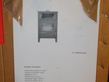 a cardboard box with a picture of an oven on it