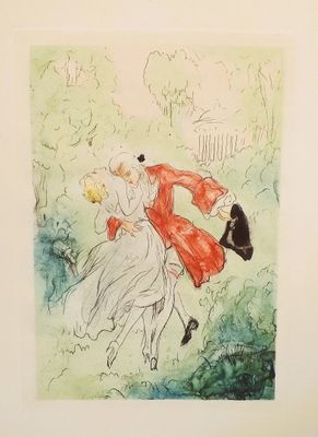 CREBILLON (Prosper Jolyot de) - ICART (Louis). LA NUIT ET LE MOMENT. - Photo 1