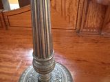 a candle that is sitting on a table