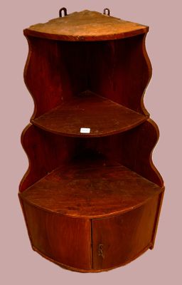 Étagère d’angle à 2 portes H 80cm