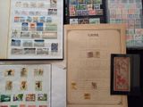 de nombreux types de timbres accrochés au mur