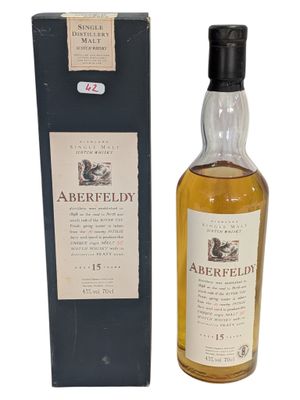 aberfieldy 12 year old single malt scotch whisky