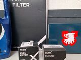 a bottle of air filter next to a box of air filters