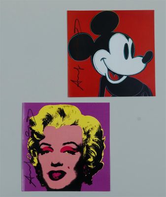 mickey mouse and marilyn monroe by andy vandervelig