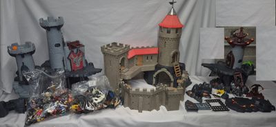 a lot of toys that are on a table