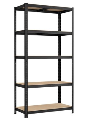 rayonnages robustes avec tablettes en bois
