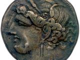 l'image d'une pièce de monnaie sur laquelle figure le portrait d'une femme